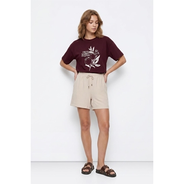 Camiseta morada estampado flores, Rosalia - Imagen 2