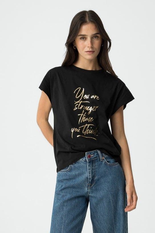 Camiseta negra dorados, Madrid - Imagen 3