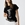 Camiseta negra Estampado Frontal Metálico, Kika - Imagen 2
