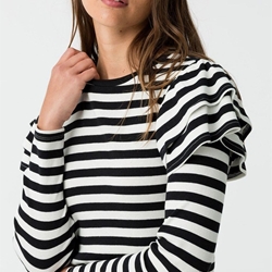 Camiseta rayas con volantes, Charlie - Imagen 1