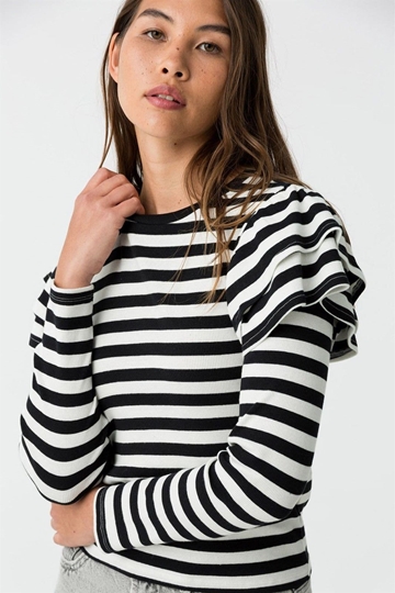 Camiseta rayas con volantes, Charlie - Imagen 1