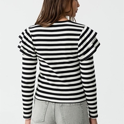 Camiseta rayas con volantes, Charlie - Imagen 2