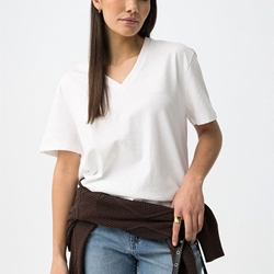 Camiseta Relaxed Blanca, Jinnie - Imagen 1