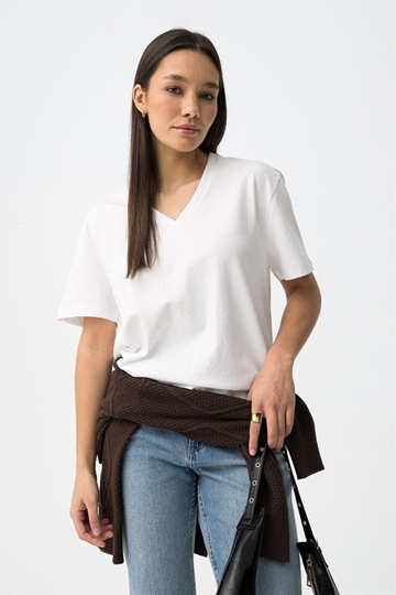 Camiseta Relaxed Blanca, Jinnie - Imagen 1