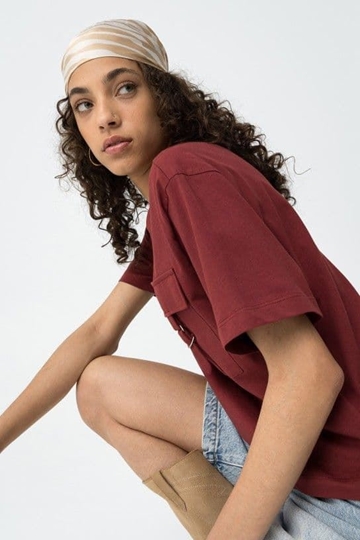 Camiseta Relaxed Fit con Bolsillo y Hebilla, Rooty - Imagen 1