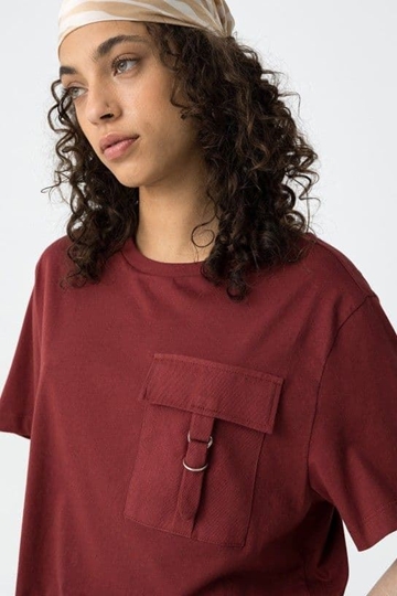 Camiseta Relaxed Fit con Bolsillo y Hebilla, Rooty - Imagen 2