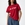 Camiseta roja apliques, Flora - Imagen 1