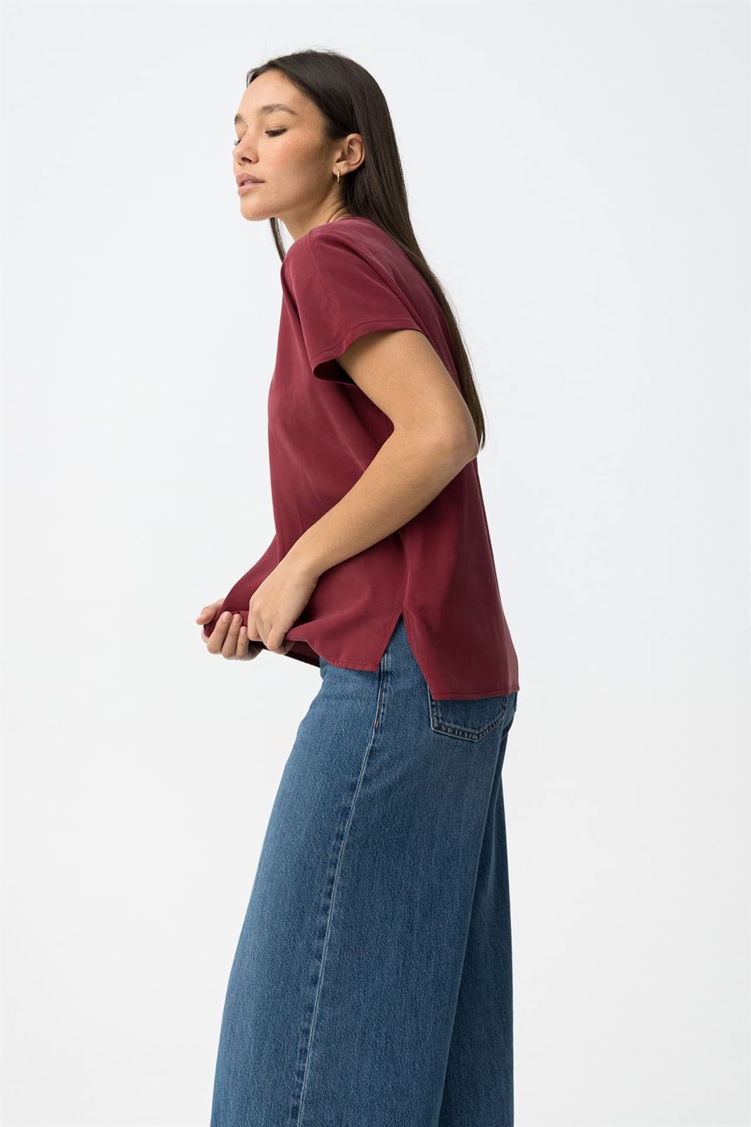 Camiseta roja efecto soft, Taomina - Imagen 3