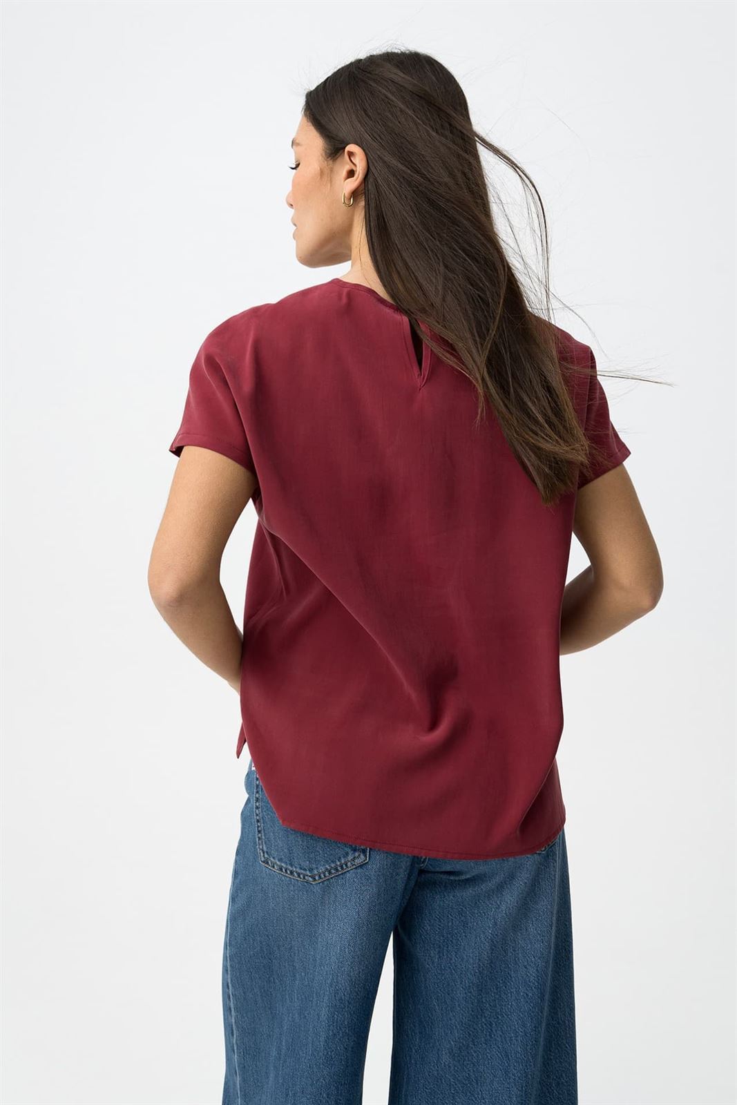 Camiseta roja efecto soft, Taormina - Imagen 4