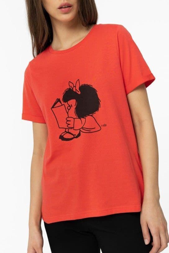 Camiseta roja Mafalda - Imagen 4