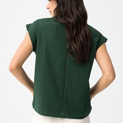 Camiseta verde con estampado, Blissey - Imagen 2