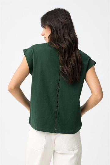 Camiseta verde con estampado, Blissey - Imagen 2