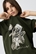 Camiseta verde Estampado Frontal Metálico, Kika - Imagen 2