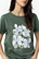 Camiseta verde flores, Jessy - Imagen 1