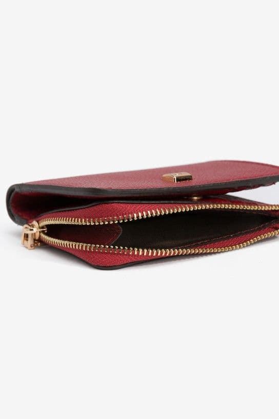 Cartera granate pequeña - Imagen 3