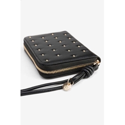 Cartera negra tachas doradas - Imagen 2