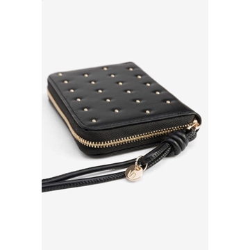 Cartera negra tachas doradas - Imagen 2