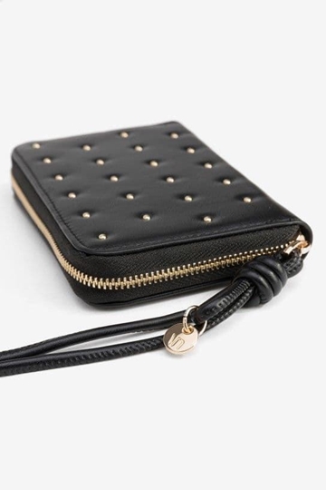 Cartera negra tachas doradas - Imagen 2