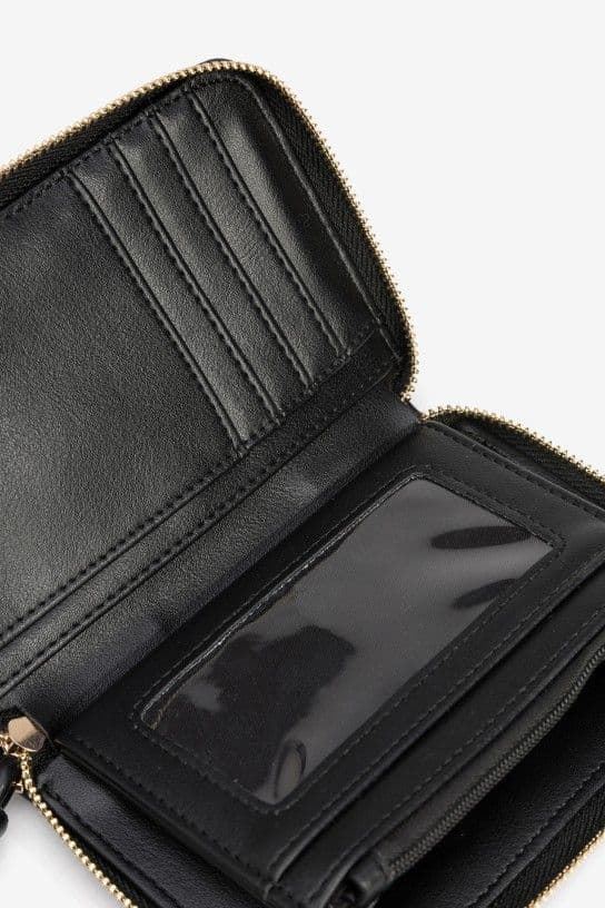 Cartera negra tachas doradas - Imagen 5