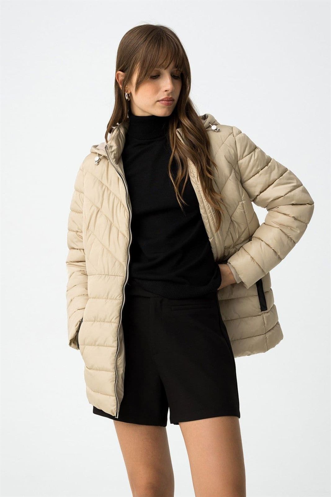 Cazadora acolchada beige, Pennye - Imagen 4
