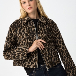 Cazadora estampado leopardo, Rizz - Imagen 1