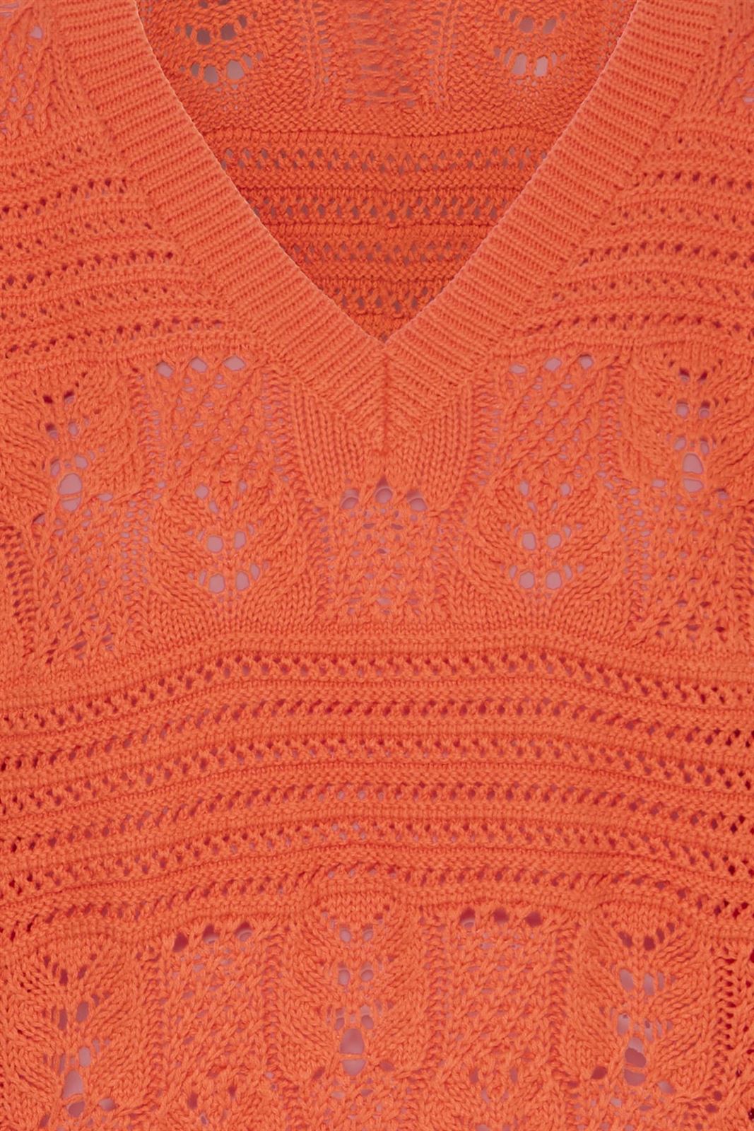 Chaleco calado narnaja, By Nero - Imagen 8