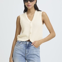 Chaleco de punto botones, Mikala - Imagen 1