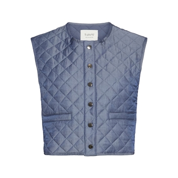 Chaleco fino guateado denim, Deluks - Imagen 1