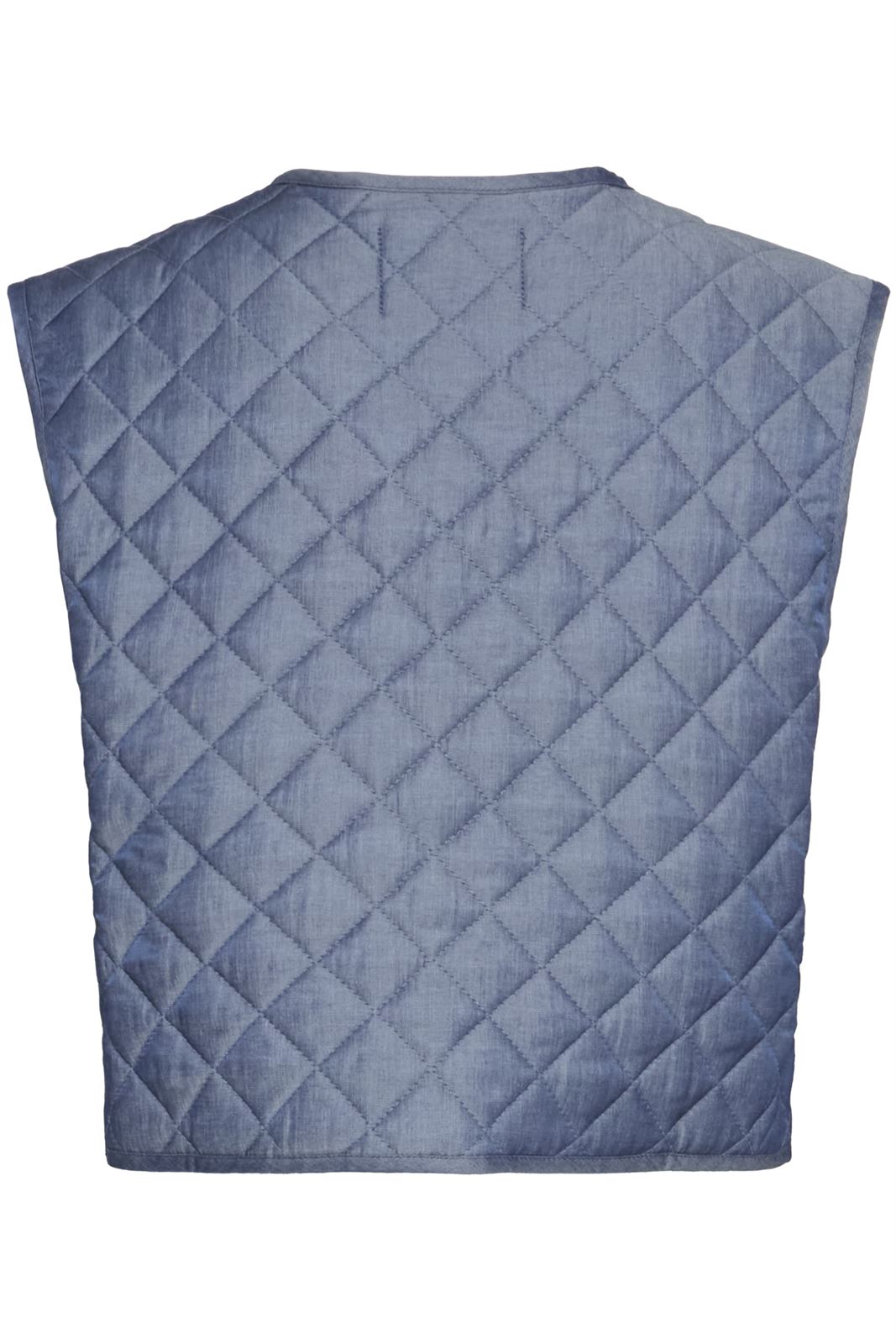 Chaleco fino guateado denim, Deluks - Imagen 3