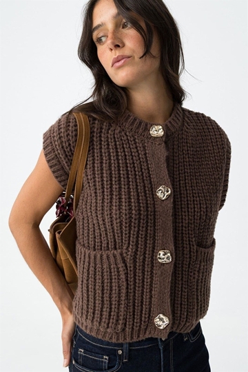 Chaleco Relaxed con Botones Metálicos, Potter - Imagen 1