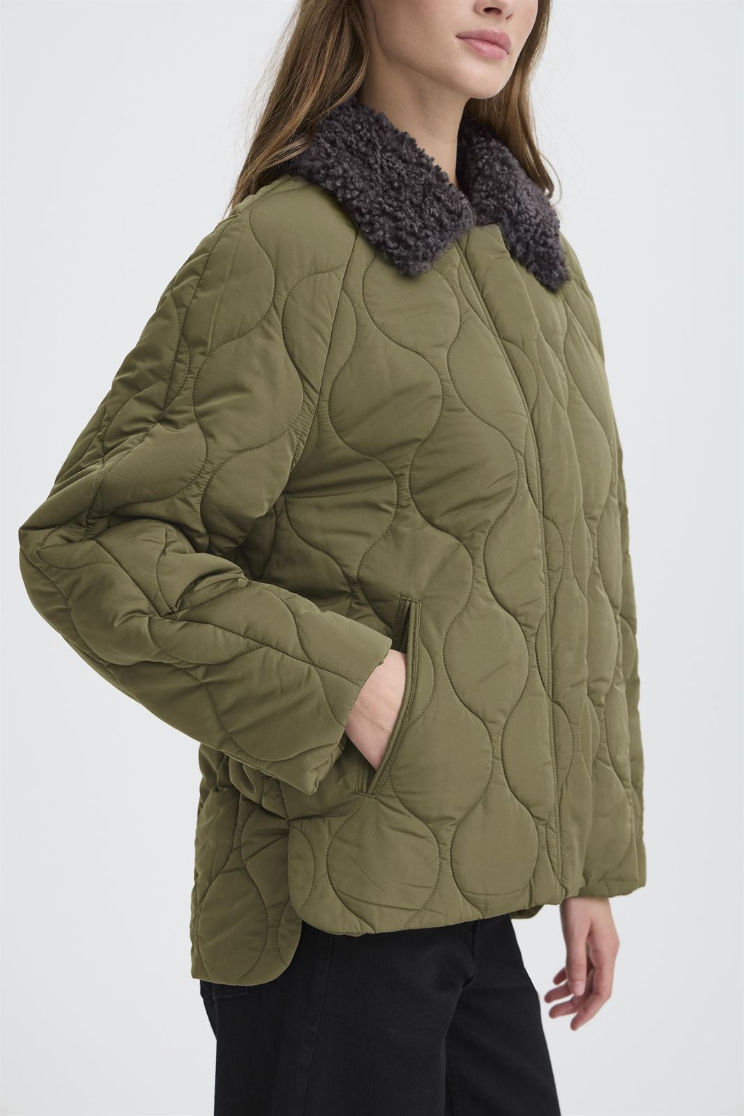 Chaqueta acolchada verde, Ihsonora - Imagen 4