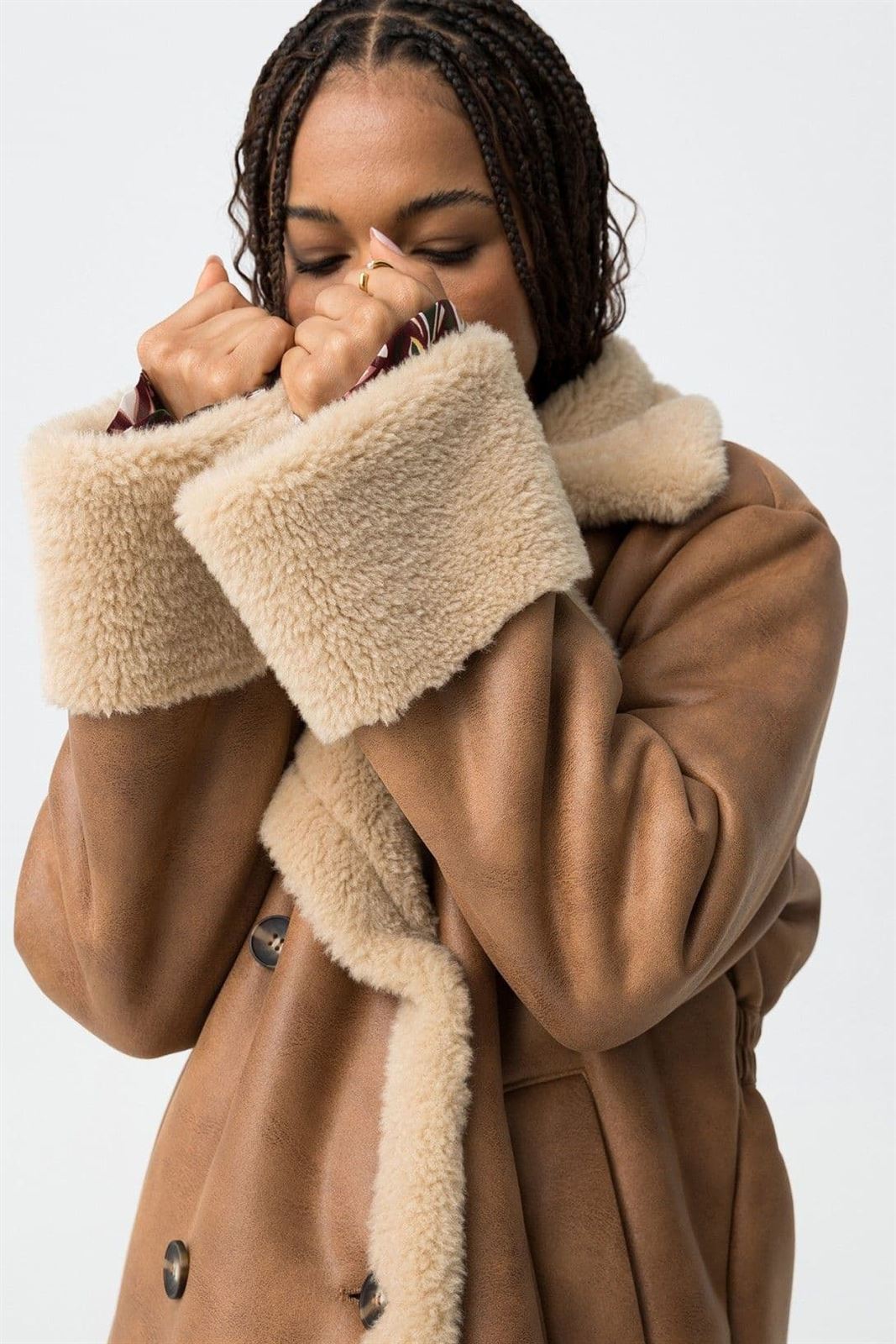 Chaqueta camel relajada, Casay - Imagen 6