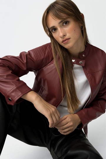 Chaqueta Efecto Piel, Clipper - Imagen 1