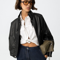 Chaqueta Oversized Efecto Piel, Piu - Imagen 2