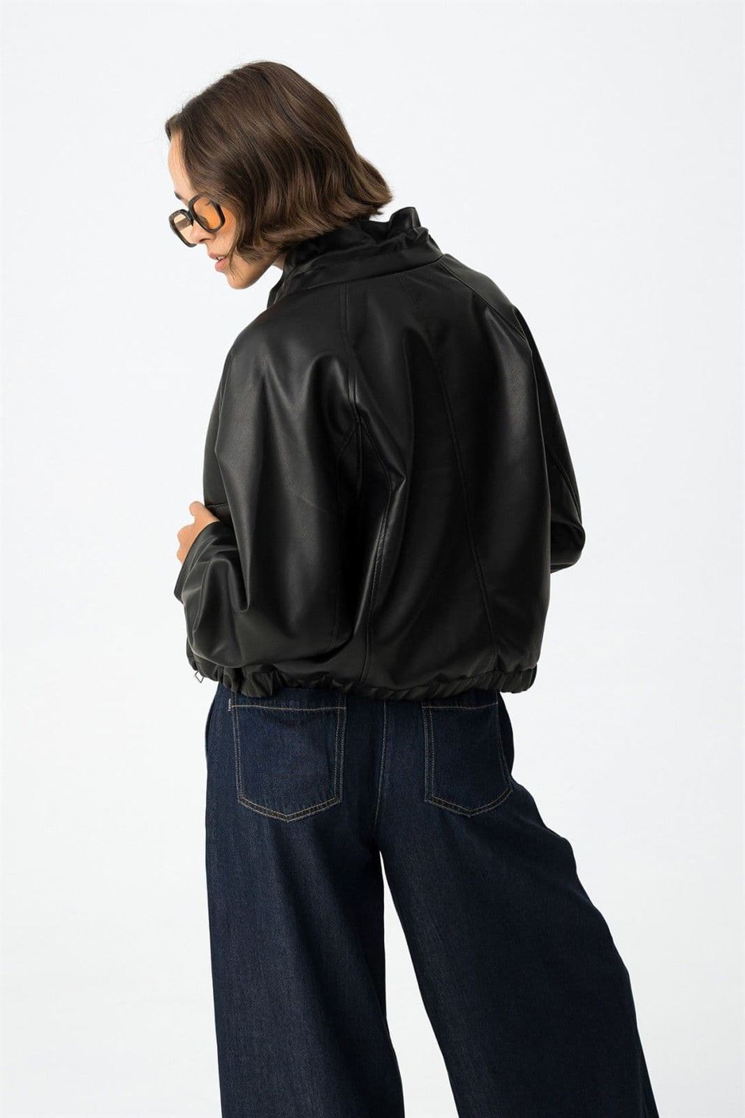 Chaqueta Oversized Efecto Piel, Piu - Imagen 5