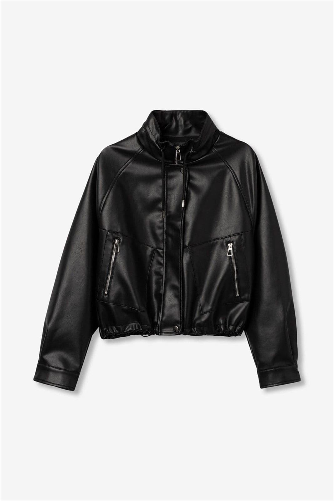 Chaqueta Oversized Efecto Piel, Piu - Imagen 10