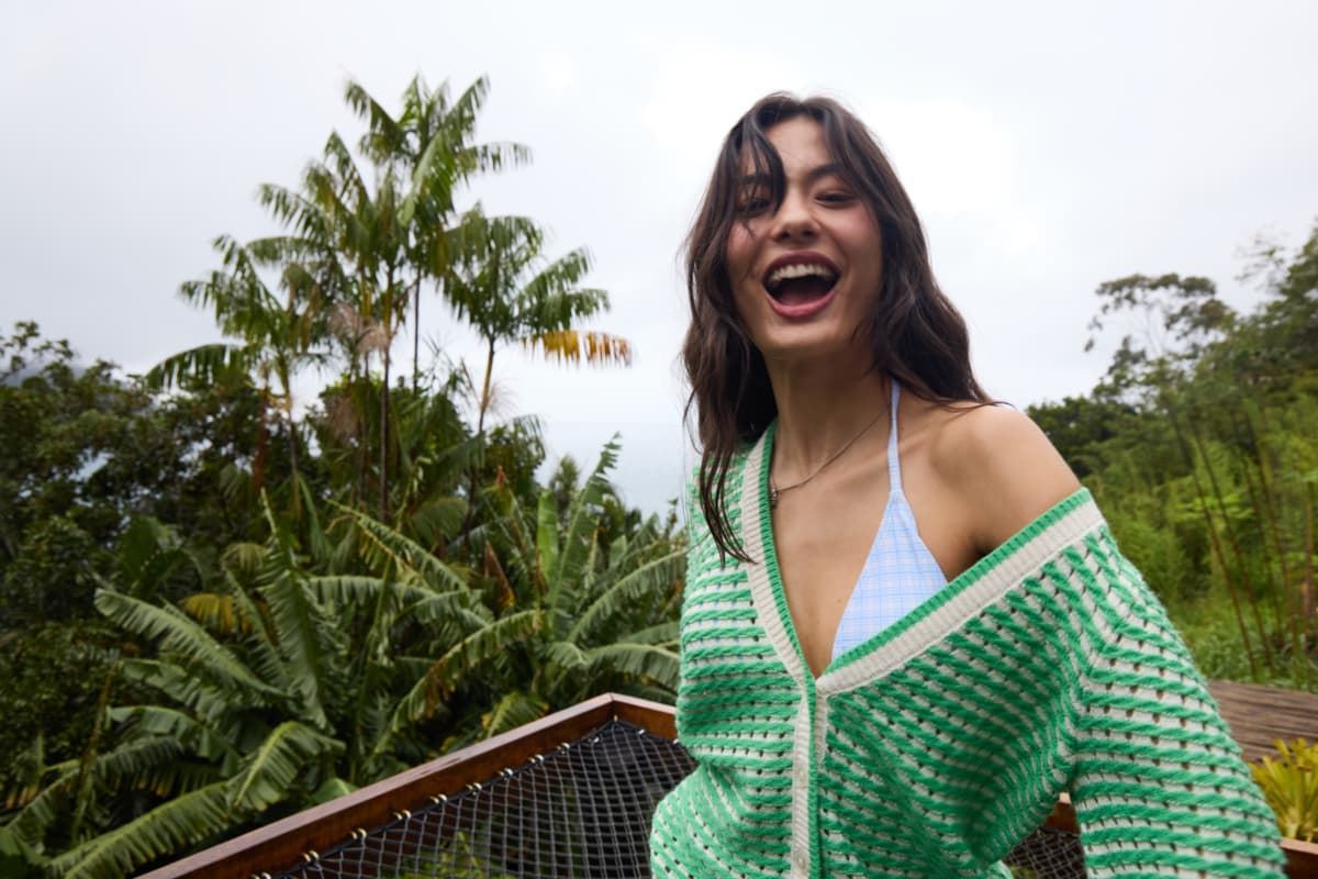 Chaqueta punto calado verde, Ih Ardina - Imagen 7