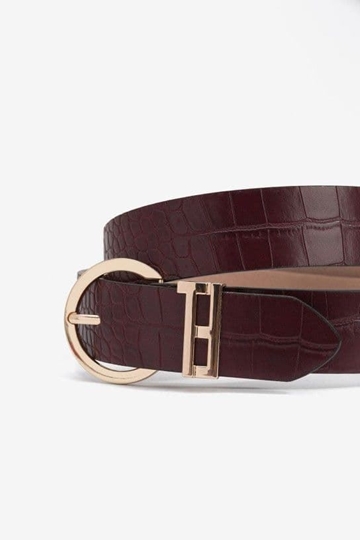 Cinturón burdeos, Letrux - Imagen 1