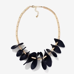 Collar pétalos azules - Imagen 1