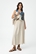 Falda beige Midi con Lino, Samui - Imagen 1