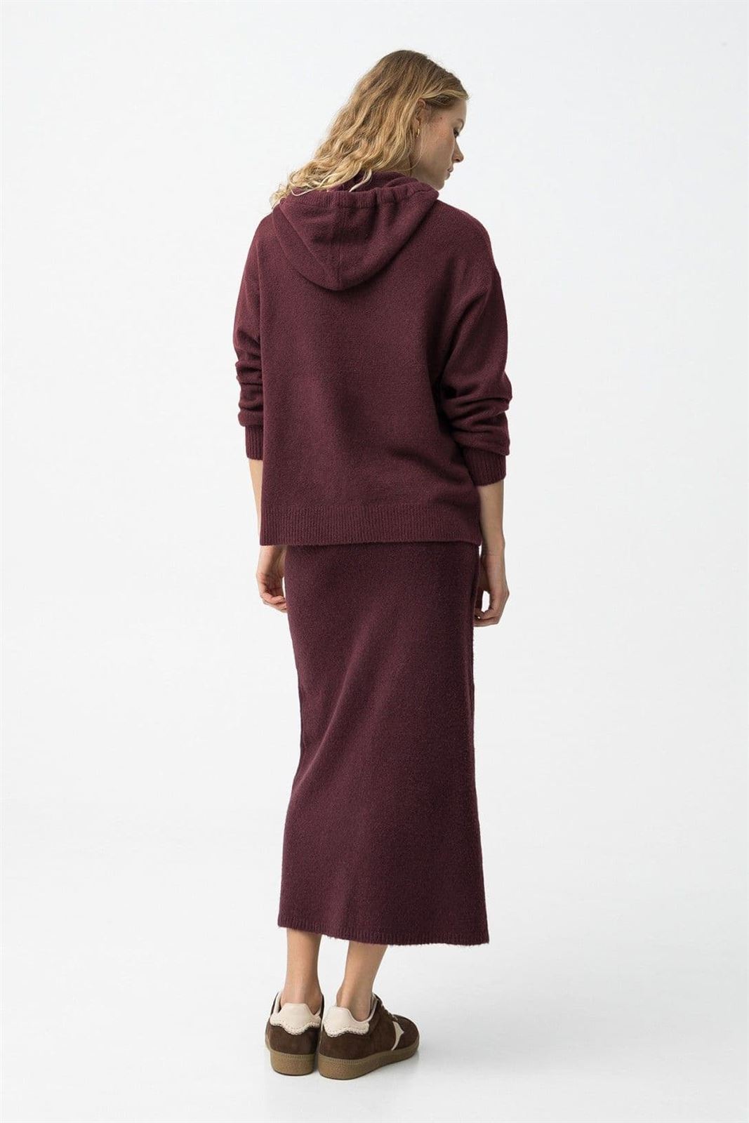 Falda burdeos, Erica - Imagen 3