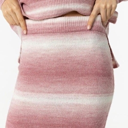 Falda de punto Rosa degradado, Keith - Imagen 2