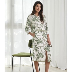 Falda midi estampada, Gem - Imagen 2