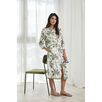 Falda midi estampada, Gem - Imagen 2