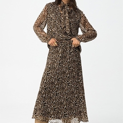Falda midi leopardo, Dalmata - Imagen 1