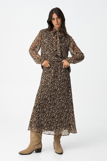 Falda midi leopardo, Dalmata - Imagen 1