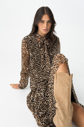 Falda midi leopardo, Dalmata - Imagen 2