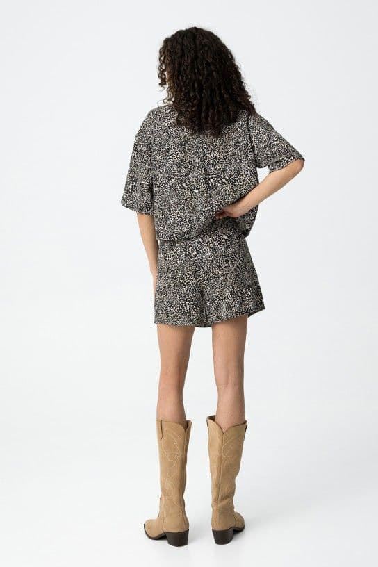 Falda short animal print, Lichia - Imagen 6