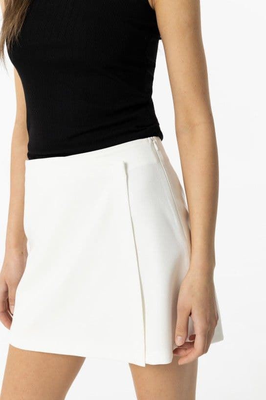 Falda Shorts blanca, Mila - Imagen 2