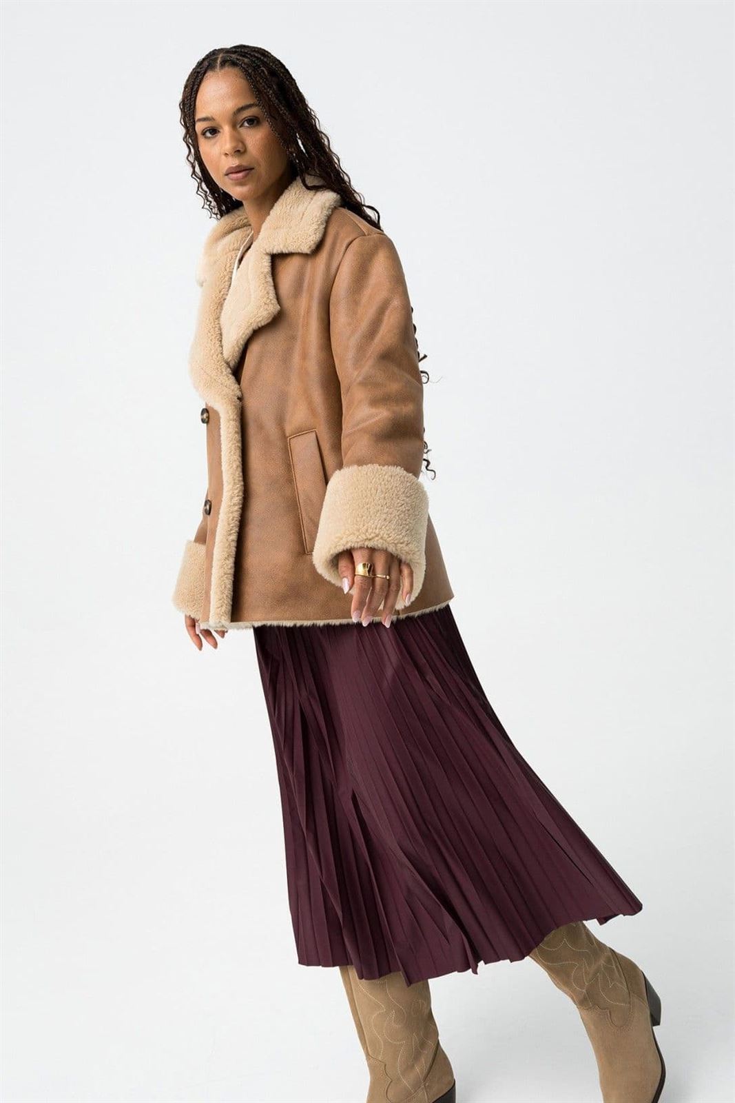 Falda tablas burdeos, Kyoto - Imagen 5